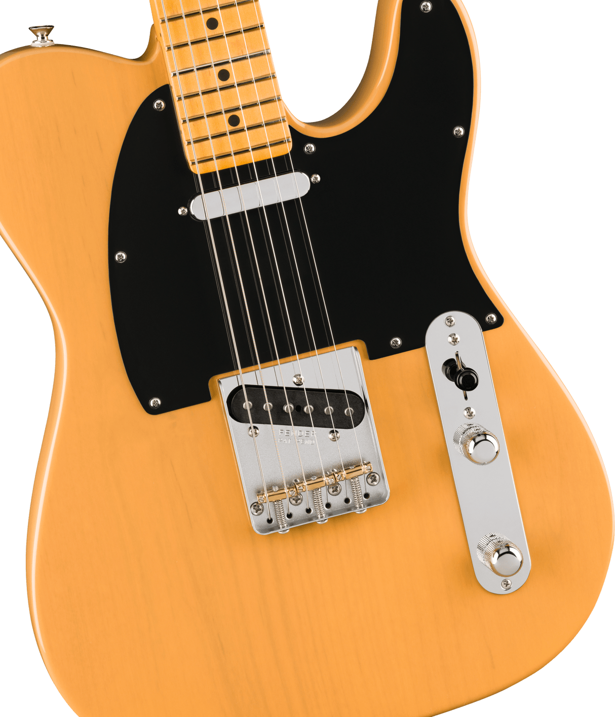 Fender American Professional Classic Telecaster, Lönn Greppbräda, Butterscotch Blonde