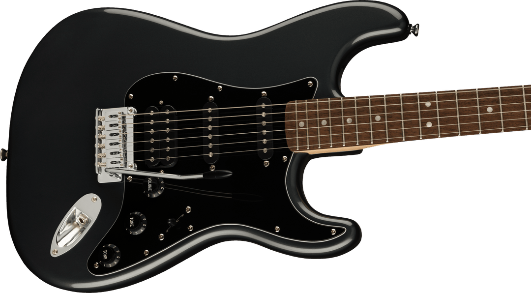 Fender Stratocaster El-gitarr Startpaket (Frost Metallic)