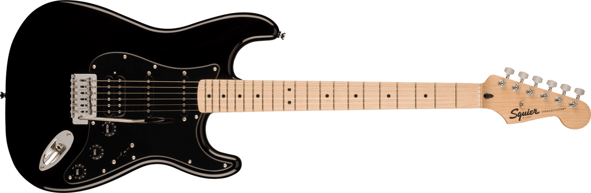 Fender Squier Sonic Stratocaster HSS elgitarr (svart)