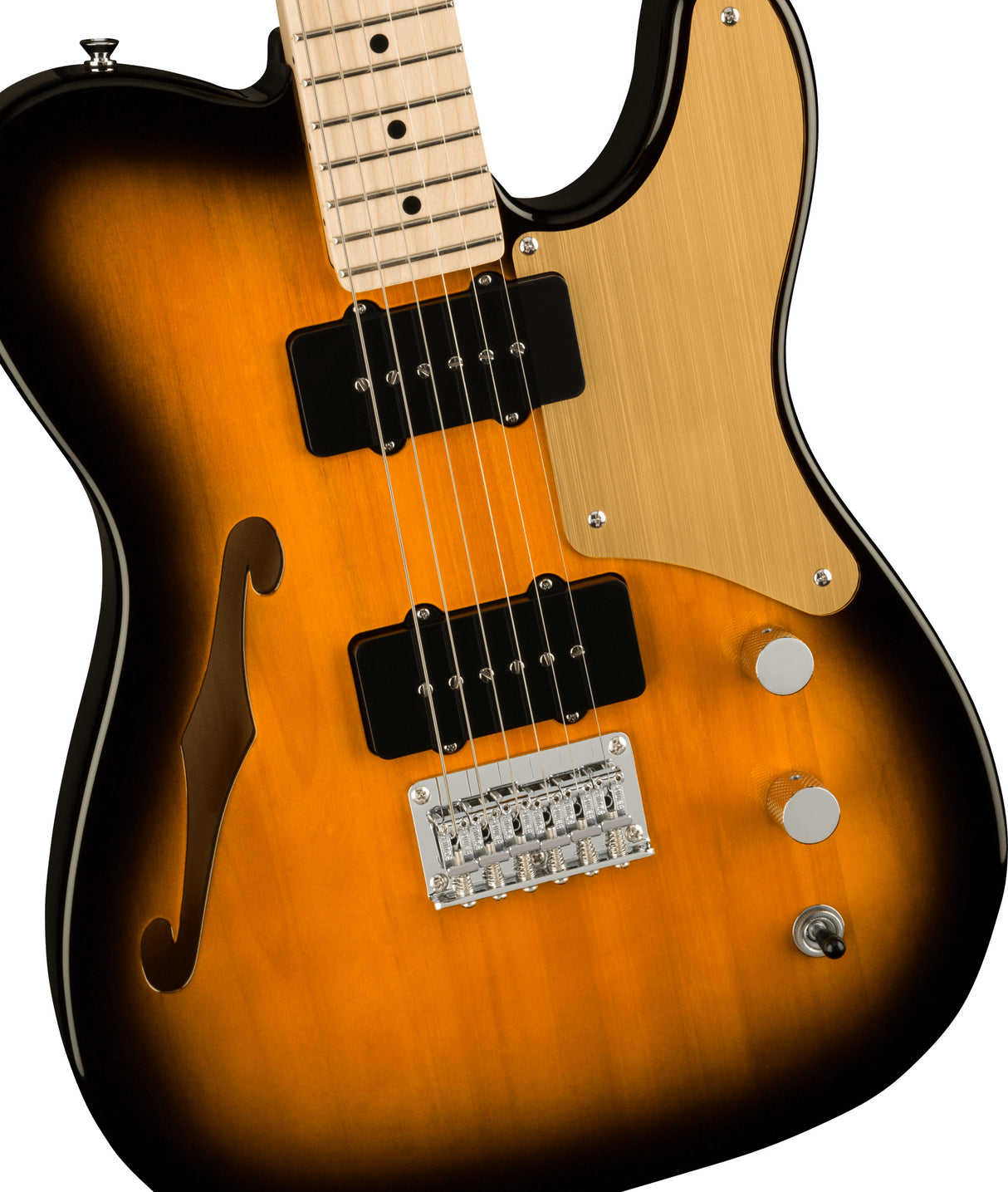 Fender Squier Paranormal Carbonita Telecaster Thinline elgitarr ( Sunburst )