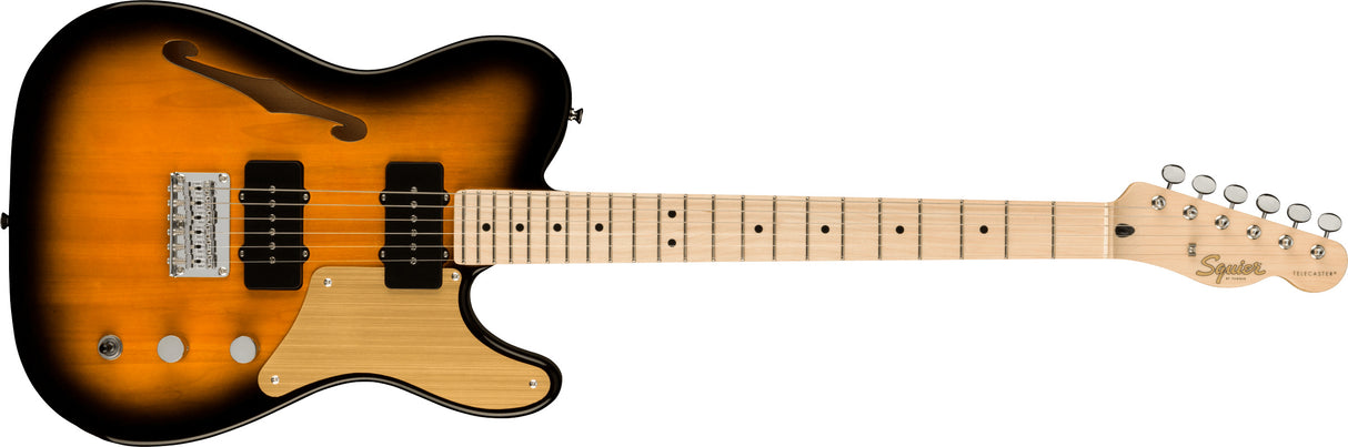 Fender Squier Paranormal Carbonita Telecaster Thinline elgitarr ( Sunburst )