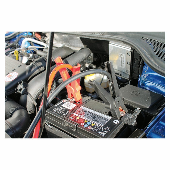 Startkabelset med elektr. skydd 2,5m