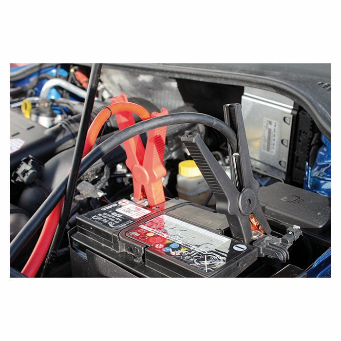 Startkabelset med elektr. skydd 2,5m