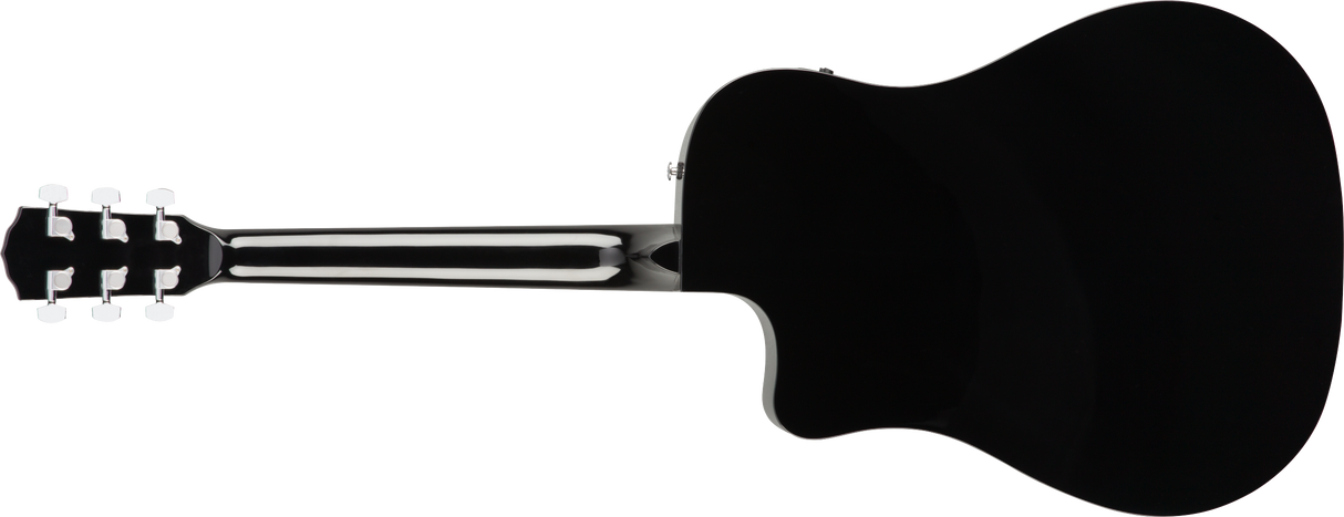 Fender CD-60SCE Dreadnought Western Guitar (svart)