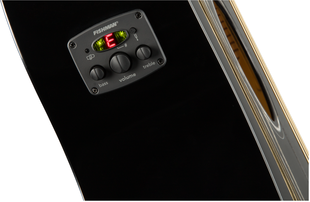 Fender CD-60SCE Dreadnought Western Guitar (svart)