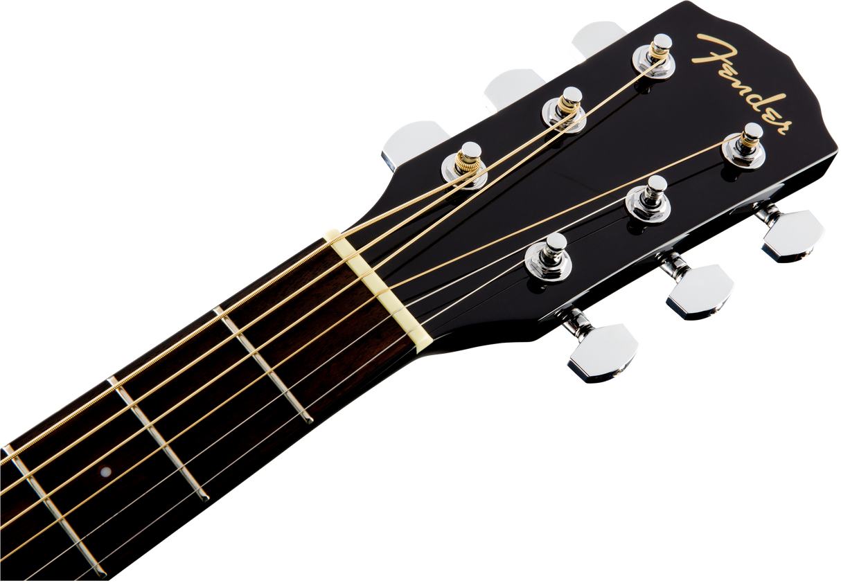 Fender CD-60SCE Dreadnought Western Guitar (svart)