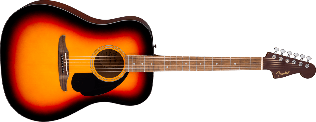 Fender California Standard Redondo™, Gran Top, Svart Plektrumskydd, 3-Färgers Sunburst