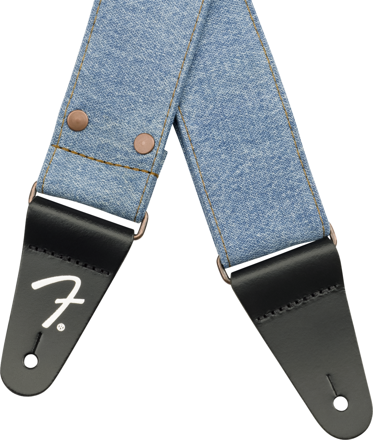 Fender x Wrangler Denim gitarrrem (Light Indigo, 2")