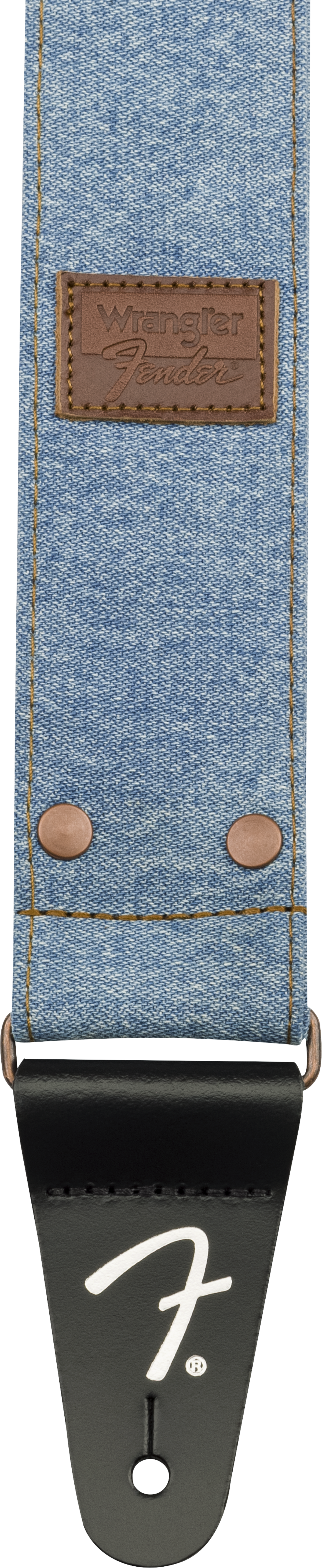 Fender x Wrangler Denim gitarrrem (Light Indigo, 2")