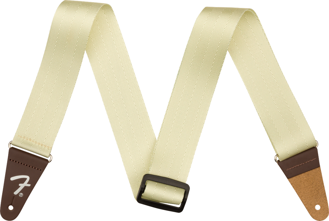 Fender Legacy Vintage Guitar Strap ( Black / Yellow /brun, 2")