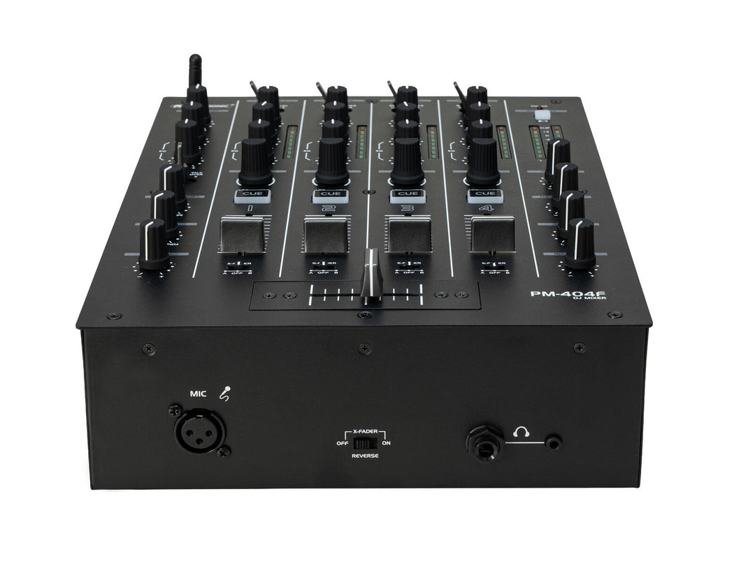 OMNITRONIC PM-404F 4-kanals DJ-mixer med Filter och Bluetooth