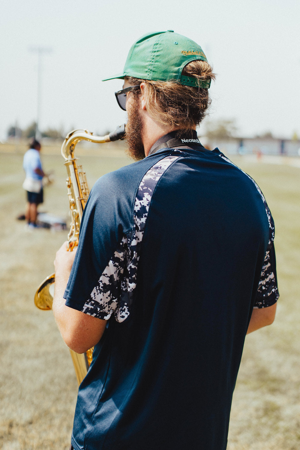Neotech Soft Sax saxofonrem standard, mörkblå, plasthake