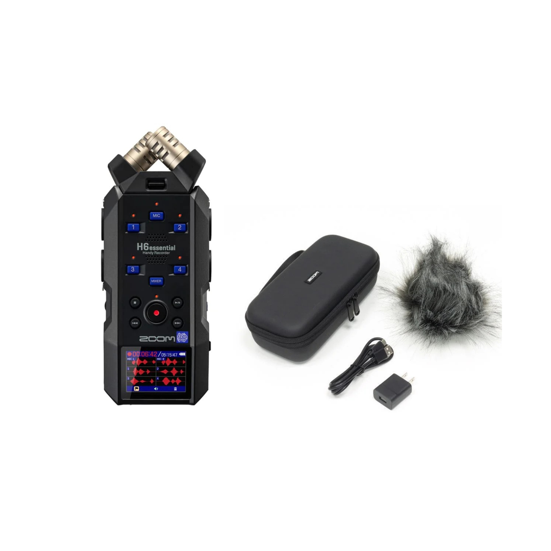 Zoom H6e Essential Handy Recorder + Tillbehörspaket