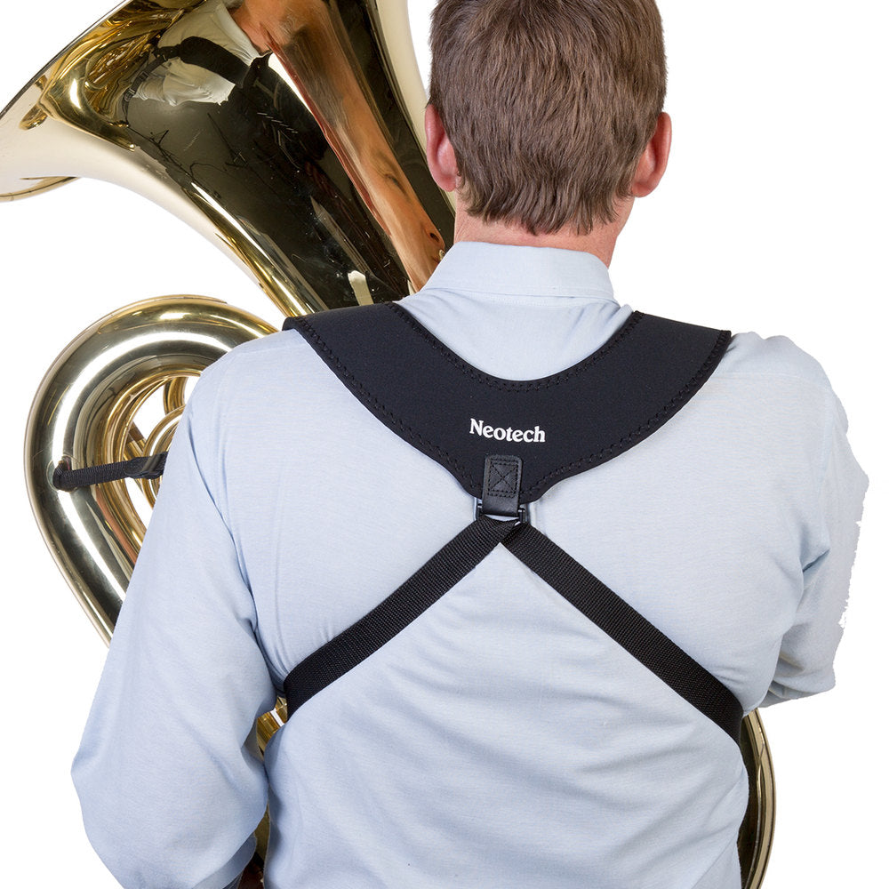 Neotech Tuba Harness standard, svart bärsele, 55,8 till 68,6 cm