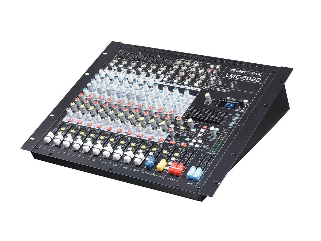 OMNITRONIC LMC-2022FX USB-mixerkonsol