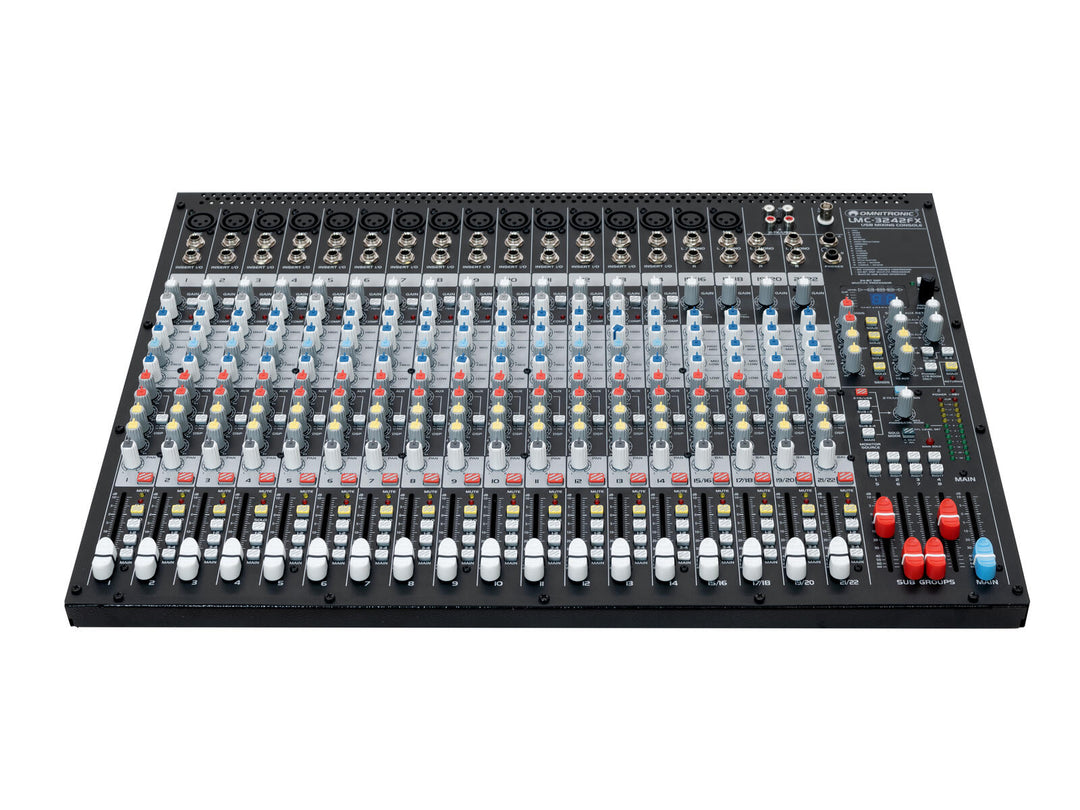 OMNITRONIC LMC-3242FX USB Mixerbord