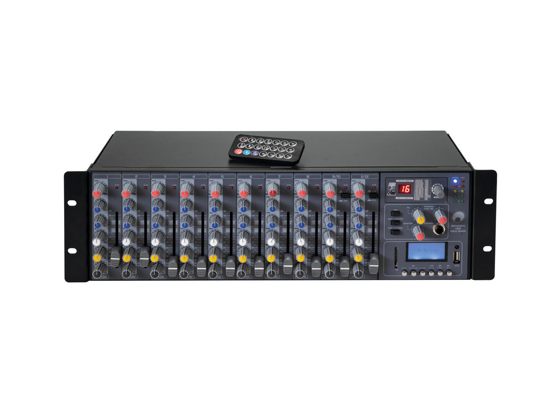 OMNITRONIC RM-1422FX USB-rackmixer