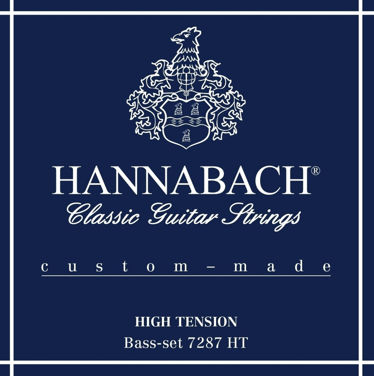 Hannabach strängar för klassisk gitarr Series 728 High Tension Custom Made - 3-pack bassträngar hög (7287HT)