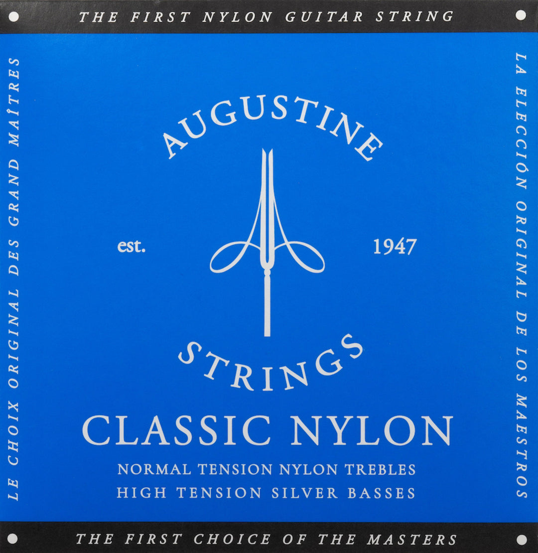 Augustine strängar för klassisk gitarr Classic Label - set Classic Blue (normal/hög)