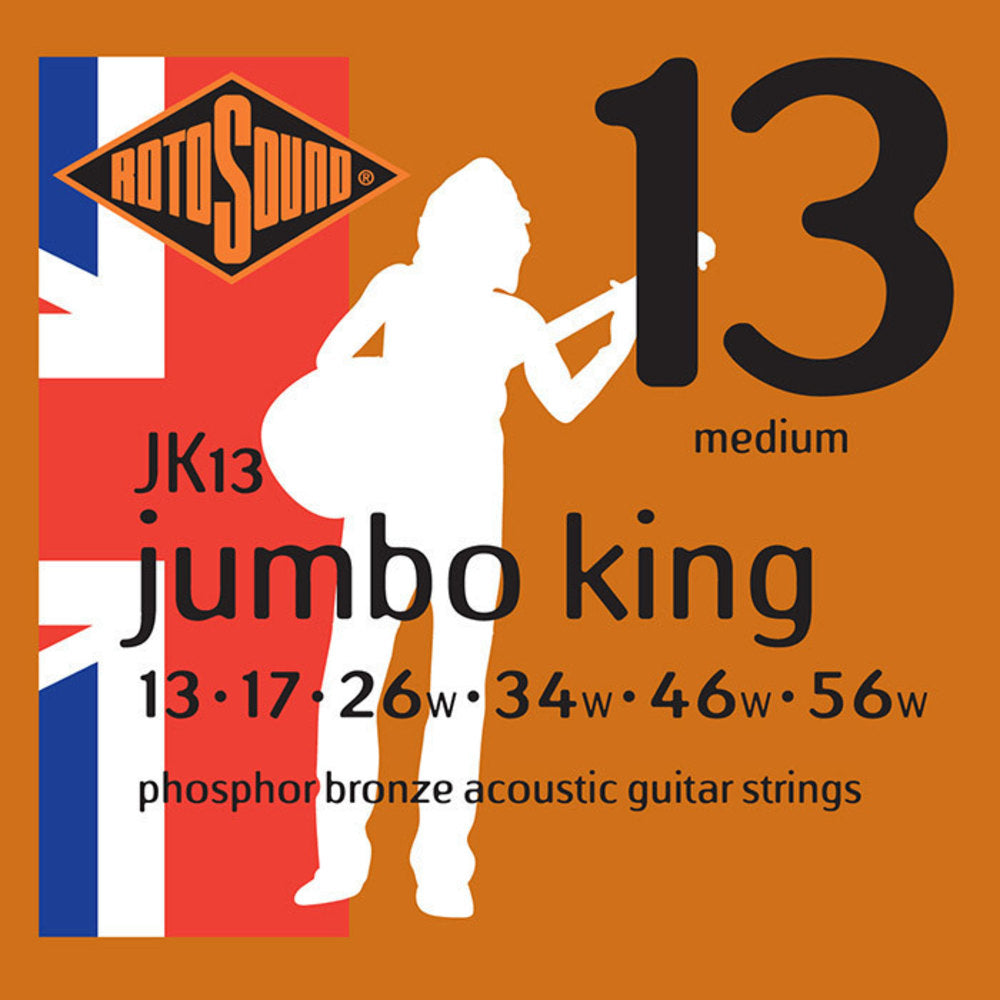 Rotosound Jumbo King JK13 westerngitarrsträngar 13-56