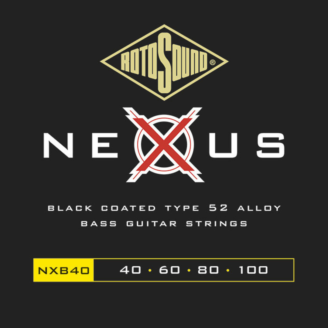 Rotosound elbassträngar Nexus Coated - Set 4-str. Hybrid 40-100 (NXB40)