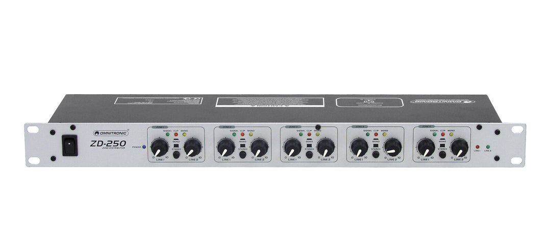 OMNITRONIC ZD-250 Zonfördelare