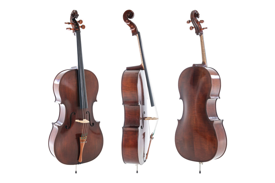 GEWA Concert cello Meister Rubner - 4/4 (Dark röd)