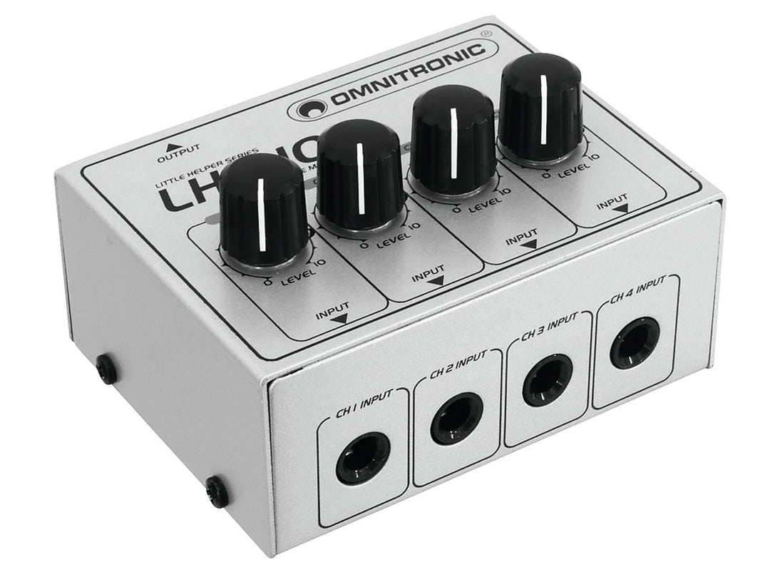 Omnitronic LH-010 - 4-kanals Passiv Mixer
