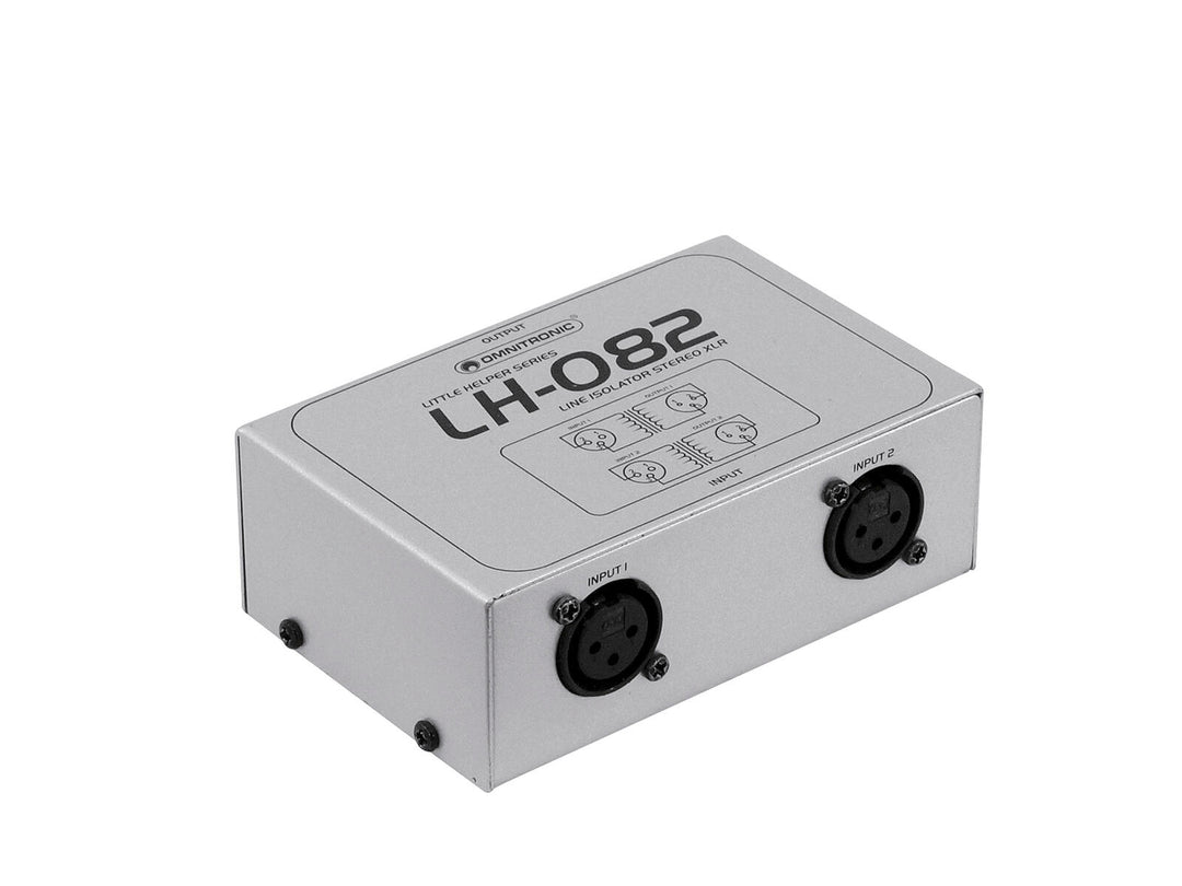 OMNITRONIC LH-082 stereoisolator XLR