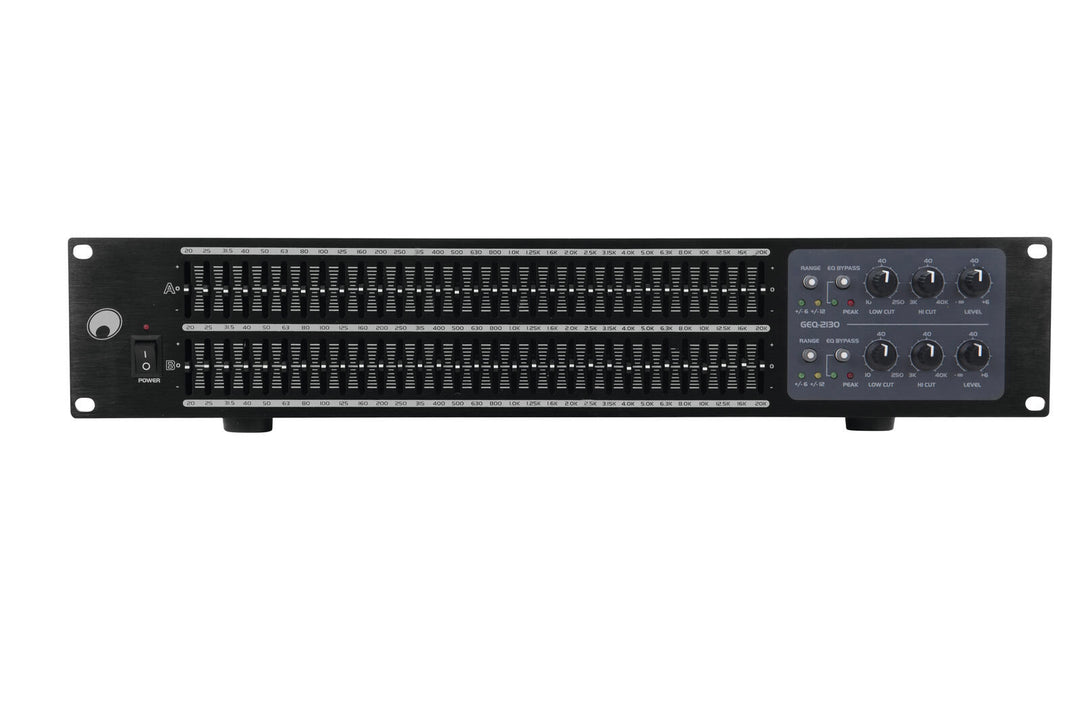 OMNITRONIC GEQ-2310 equalizer 2x31-band