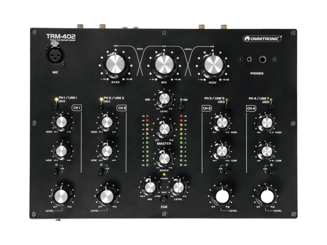 OMNITRONIC TRM-402 4-kanals rotationsmixer