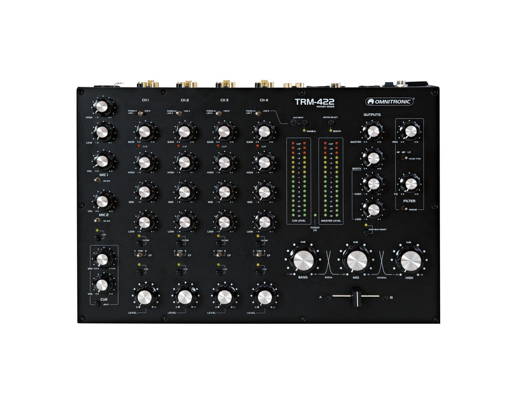 OMNITRONIC TRM-422 4-kanals Rotary Mixer