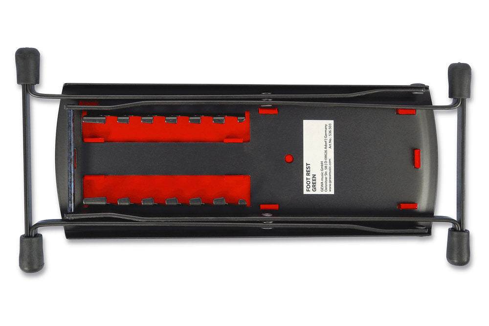 GEWA fotpall FS-10RD för gitarrist, röd