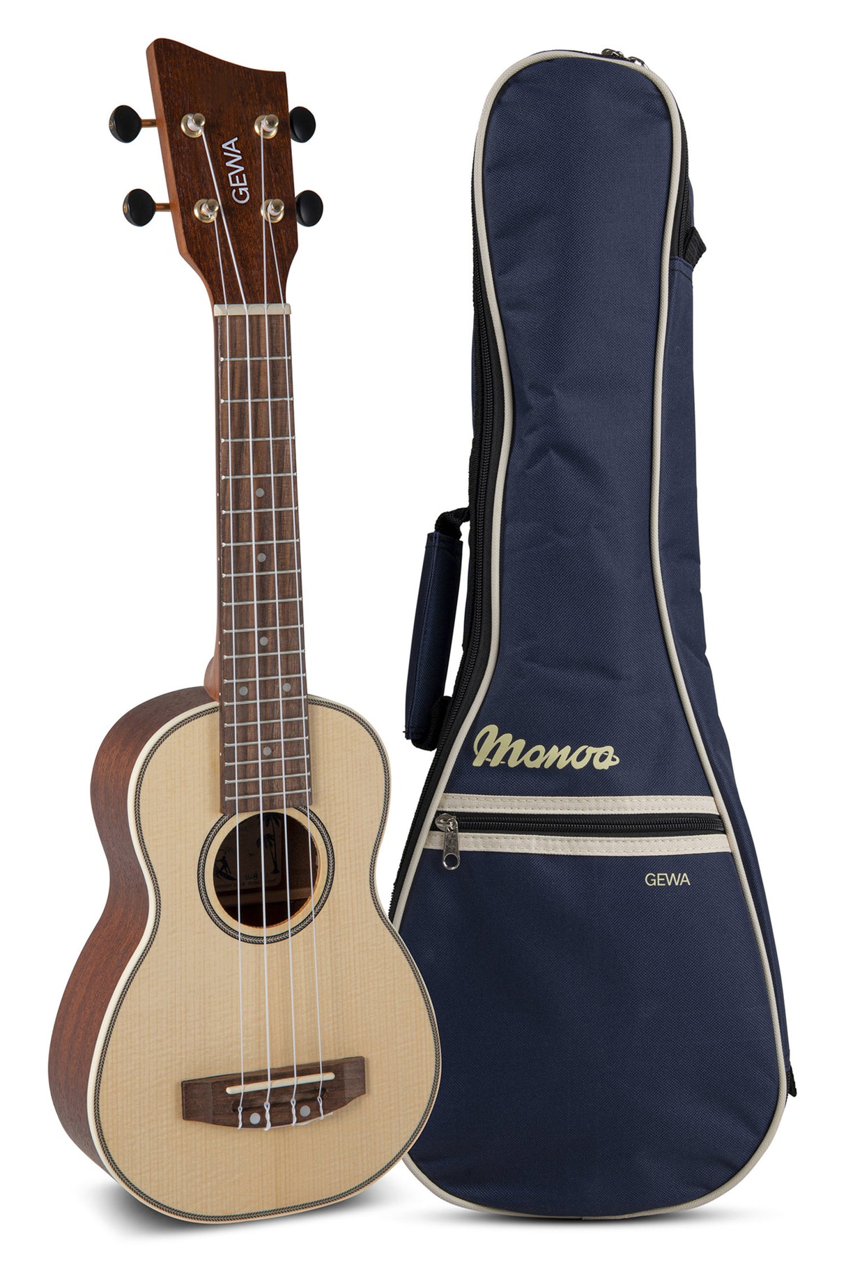 GEWA sopranukulele Manoa M-SO - Sopran (Sapelli matt)