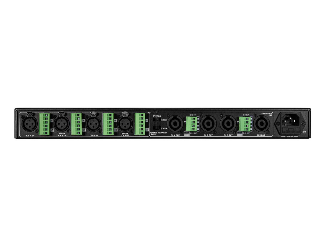 OMNITRONIC XDA-1204 4-kanals Class D-förstärkare