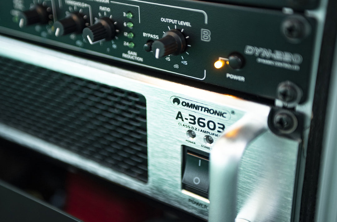 Omnitronic A-3603 Class-D 2.1-förstärkare