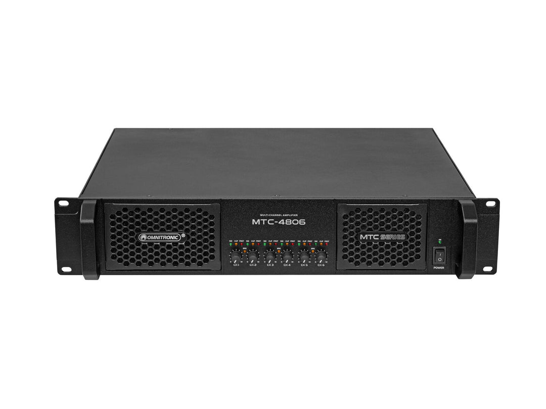OMNITRONIC MTC-4806 6-channel Förstärkare