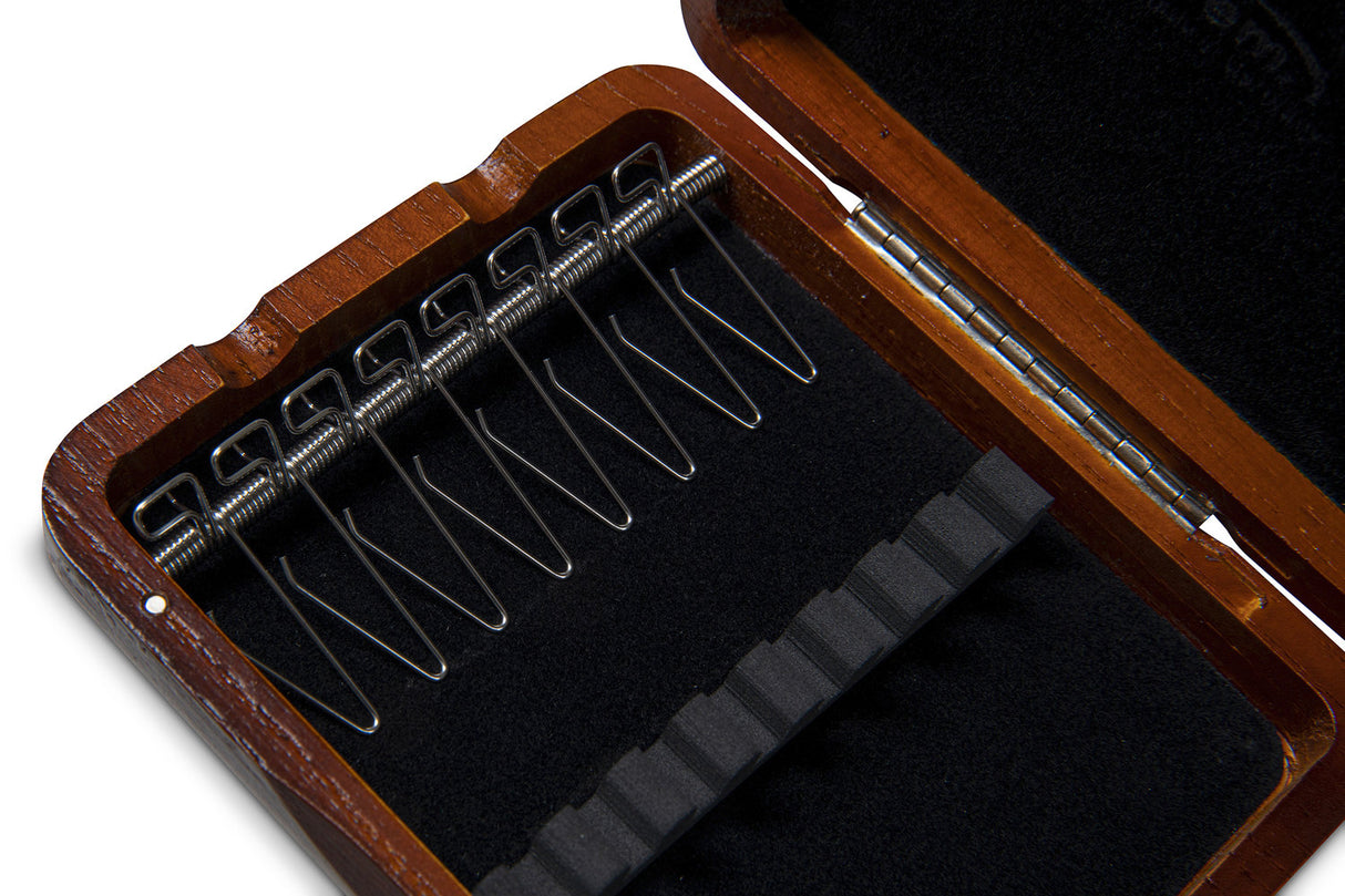 GEWA rörbladsetui oboe 8 rör - Rödbrun lackerad finish