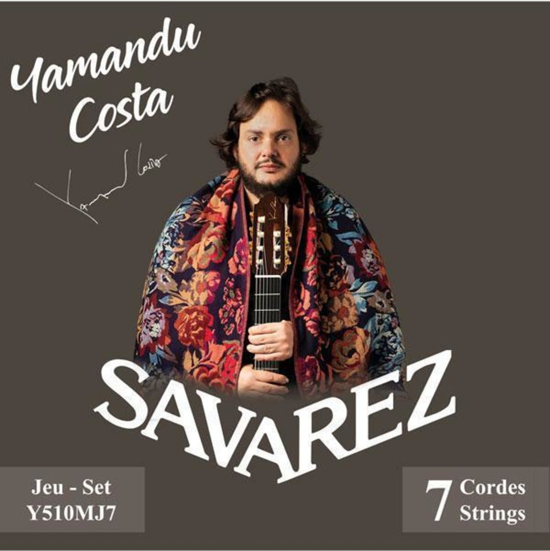 Savarez strängar för klassisk gitarr YAMANDU COSTA 7-string - 7-strängad hög spänning (Y510MJ7)