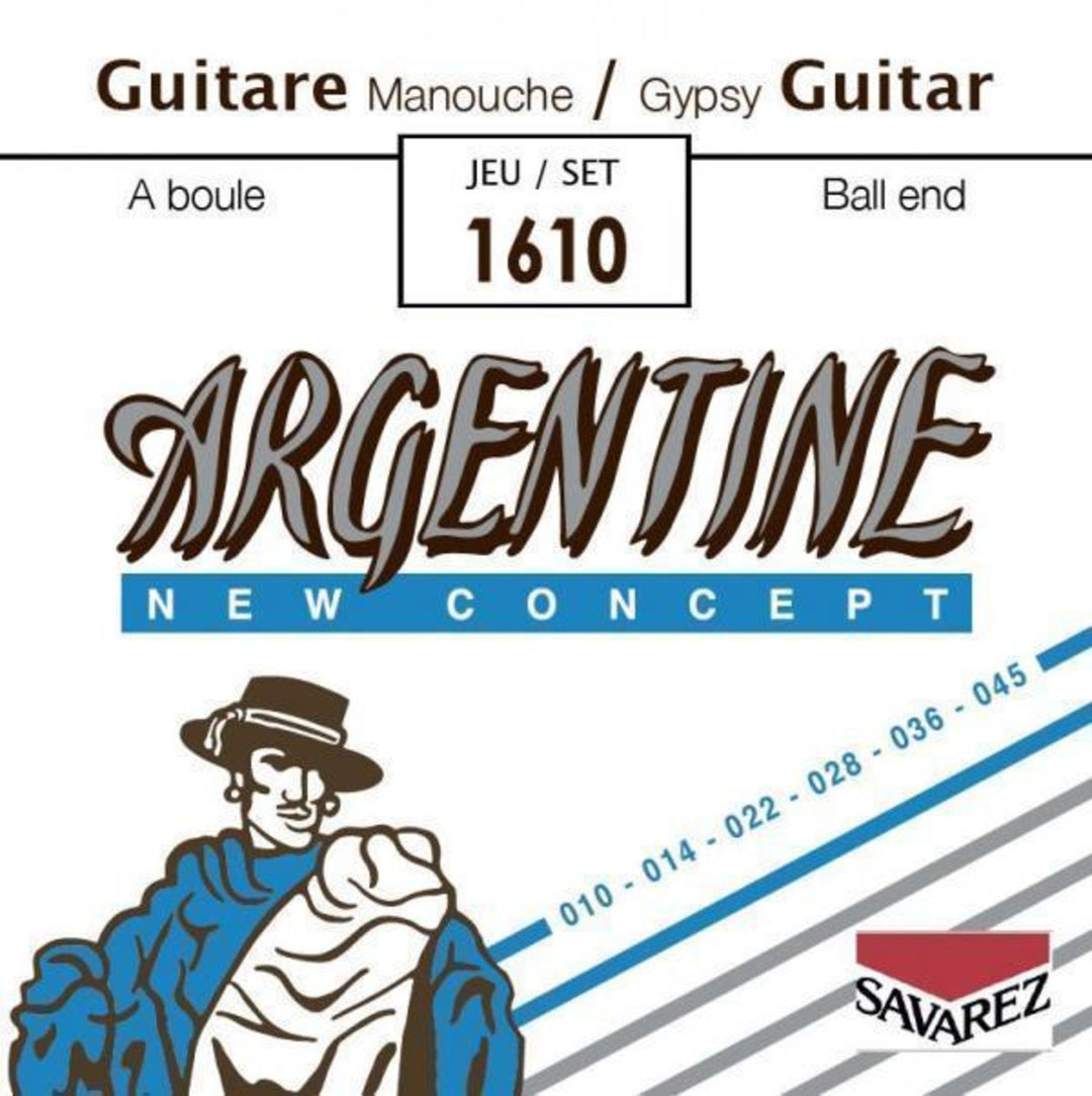 Savarez Strängar för akustiska Gitarrer Argentine - Set (1610)