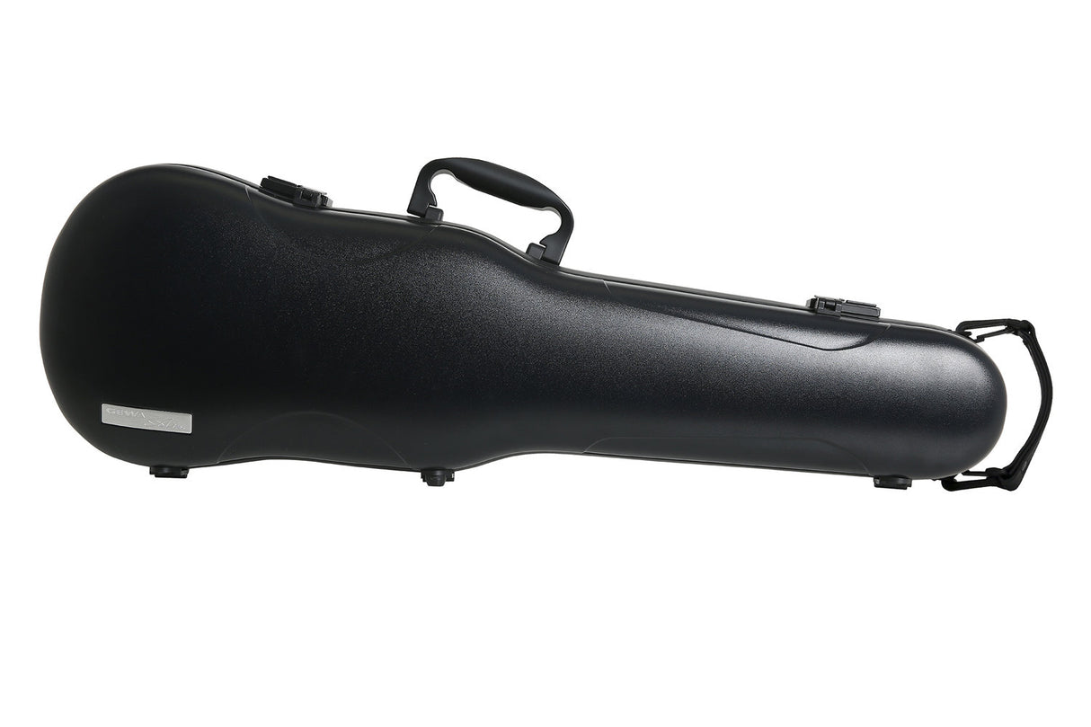 GEWA formgjutna fiolfodral Air 1.7 - svart matt (med sidohandtag)