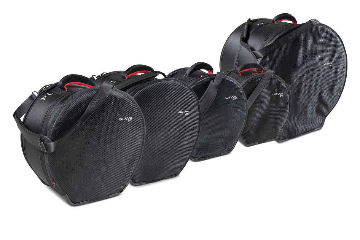 GEWA Gigbag-set för trumset SPS - 22" x 18", 10" x 9", 12" x 10", 14" x 14", 14" x 6,5"