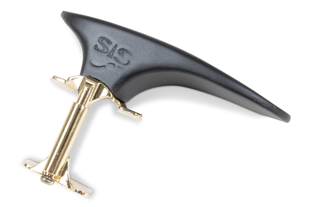 SAS hakstöd med kolfiberbas, ebenholts, 32 mm hög