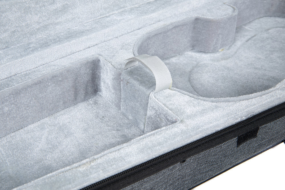 GEWA Pure CVF G 02 formfodral för fioler 1/2, grått och lila