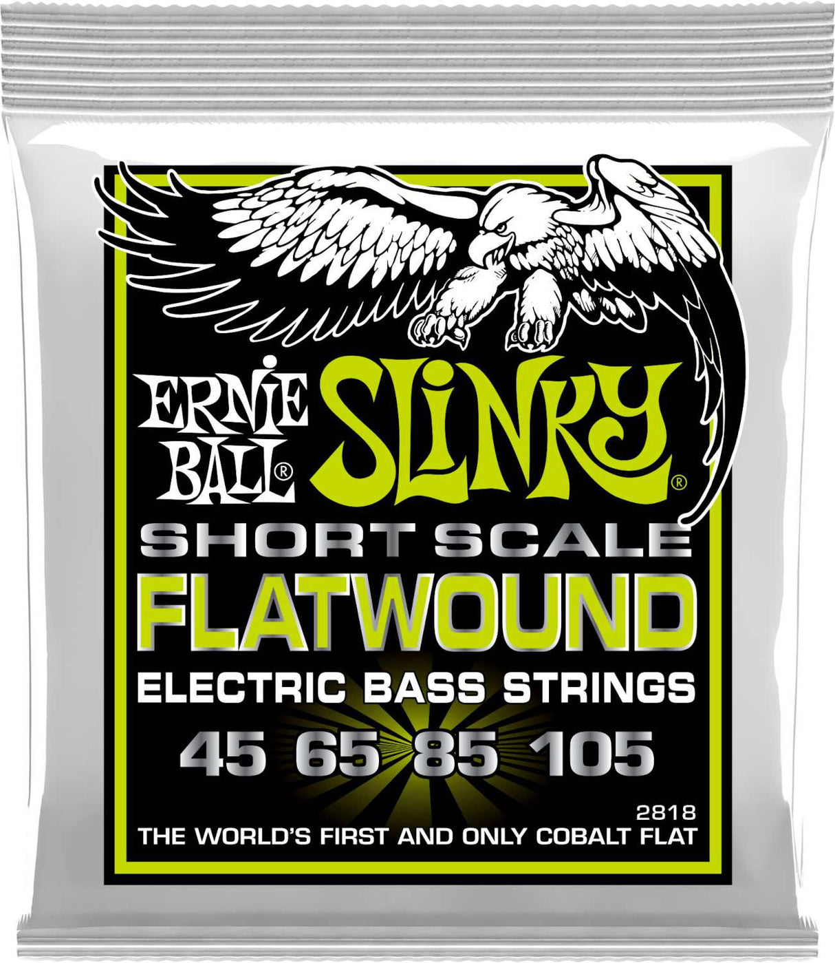 Ernie Ball P02818 Flatwound Slinky Short Scale bass Regular