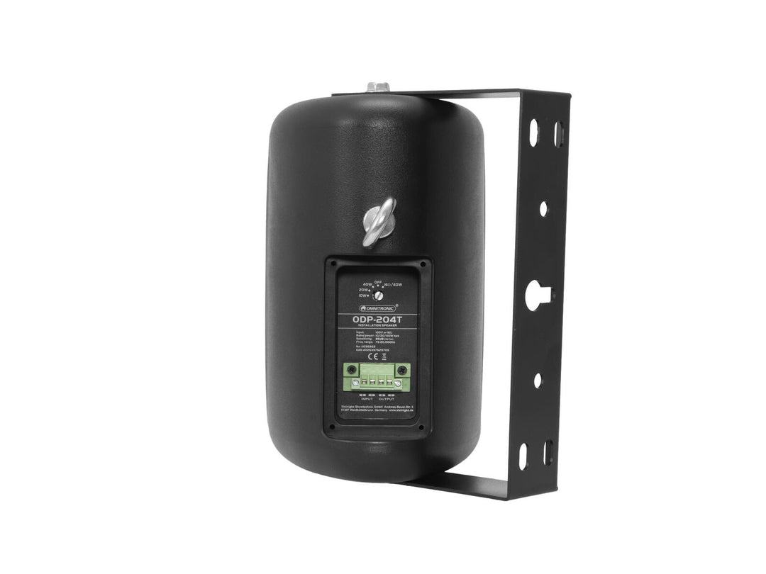 OMNITRONIC ODP-204T installationshögtalare 100V svart 2x