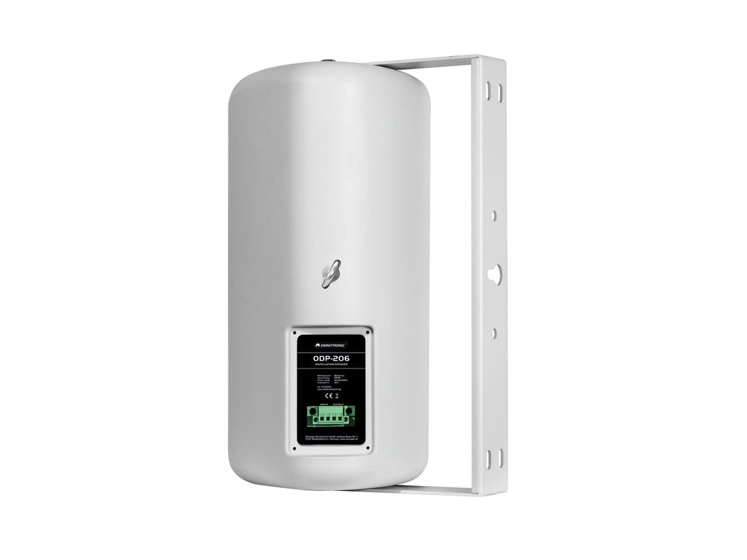 OMNITRONIC ODP-206 installationshögtalare 16 ohm vit 2x