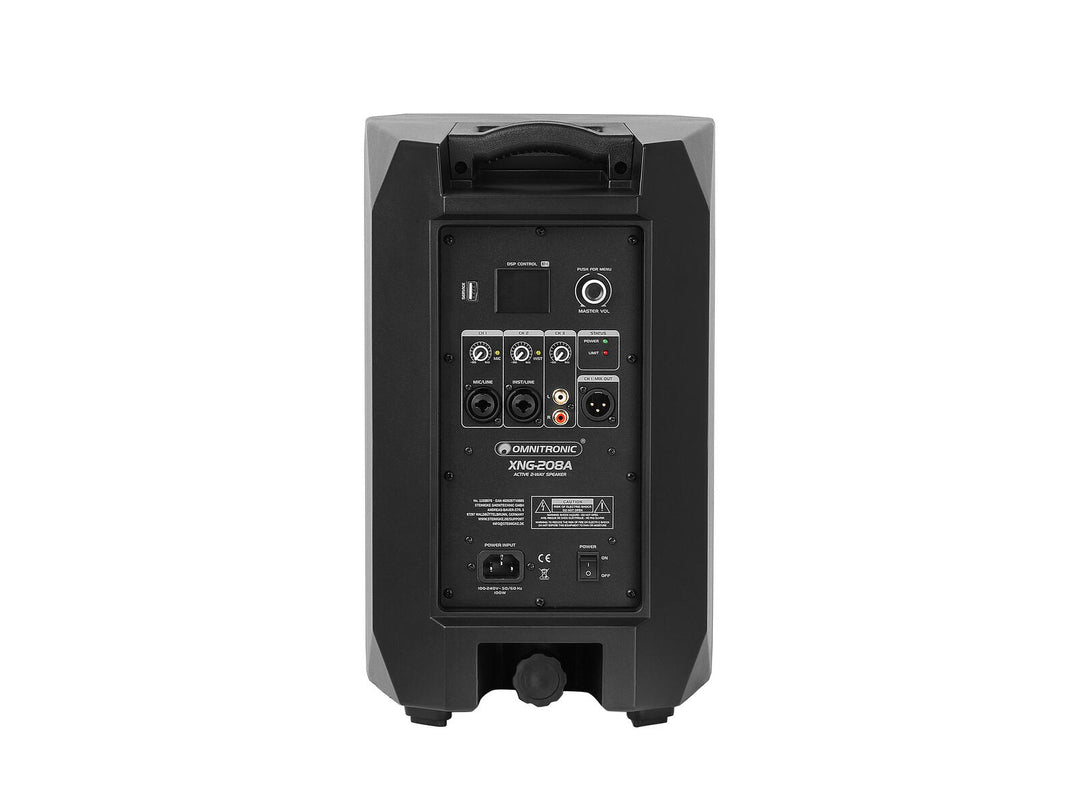 OMNITRONIC XNG-208A 2-vägs högtalare, aktiv, DSP