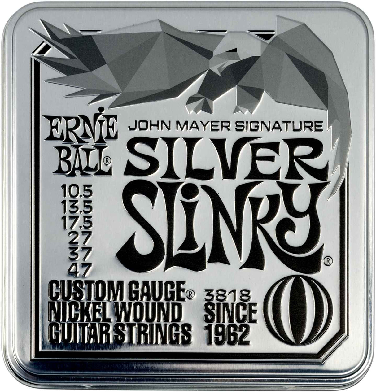 Ernie Ball 3818 John Mayer Silver Slinky - plåtförpackning