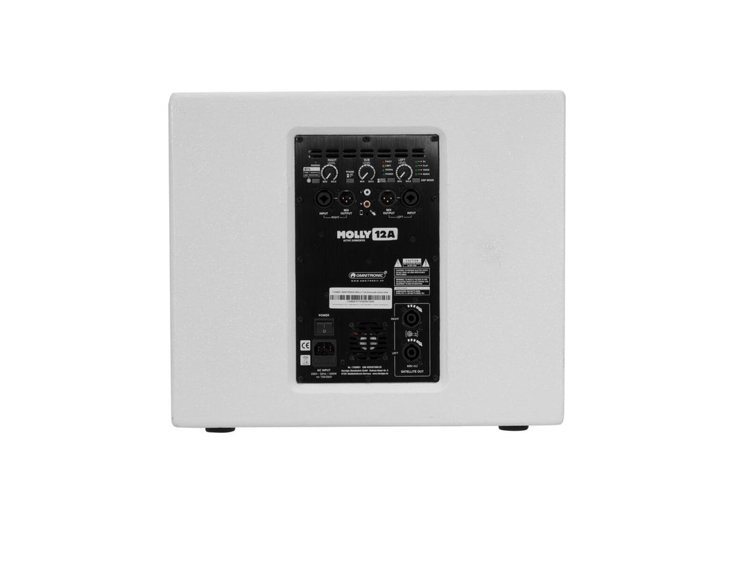OMNITRONIC MOLLY-12A Aktiv subwoofer white